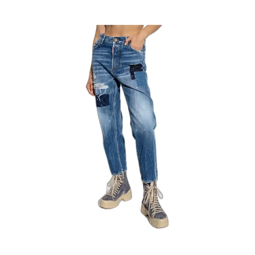 Boston Straight-Leg Distressed Jeans