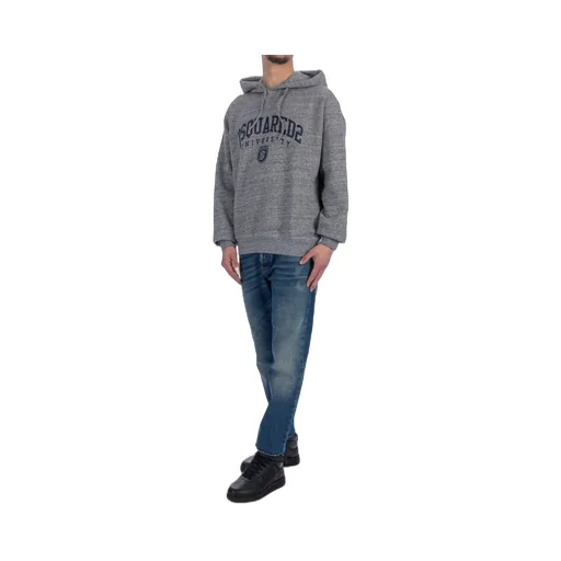 Logo Printed Drawstring Hoodie