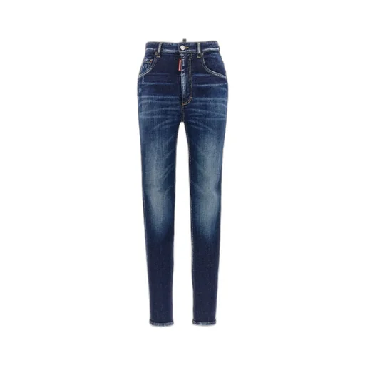 Paint Splatter Detailed Slim Jeans