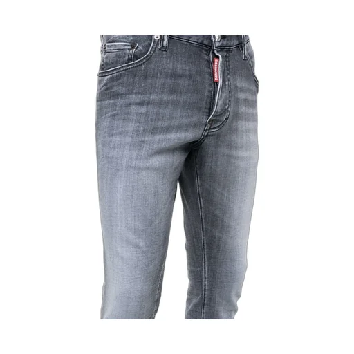 Faded Straight-Leg Skinny Jeans