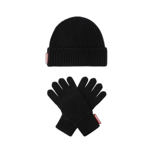 Logo Patch Beanie & Gloves