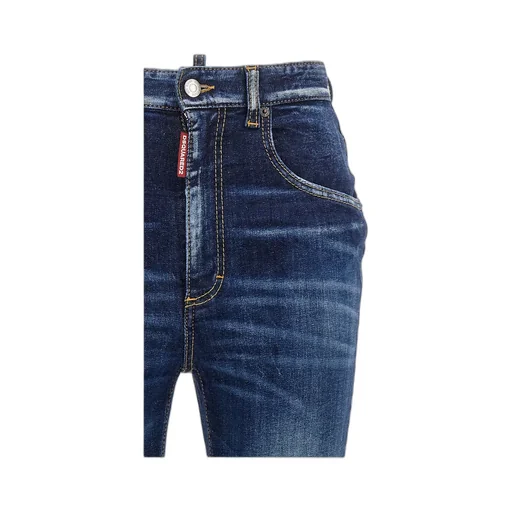 Paint Splatter Detailed Slim Jeans