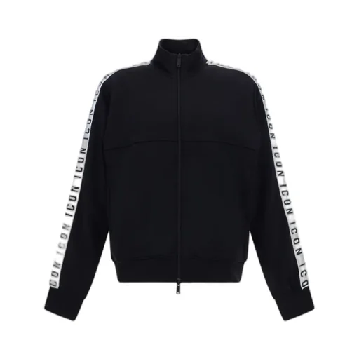 Logo Printed Zip-Up Sweatshirt
