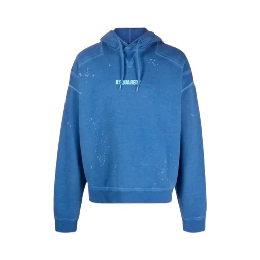 Logo Printed Long-Sleeved Hoodie