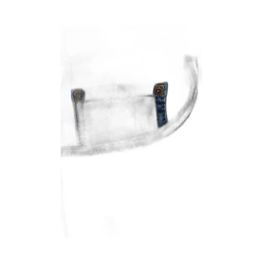Paint Splash Detail Distressed Jeans