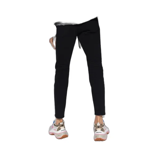 Logo Patch Tapered Leg Jeans