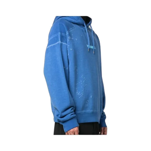 Logo Printed Long-Sleeved Hoodie