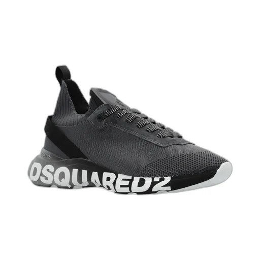 Logo Printed Lace-Up Sneakers