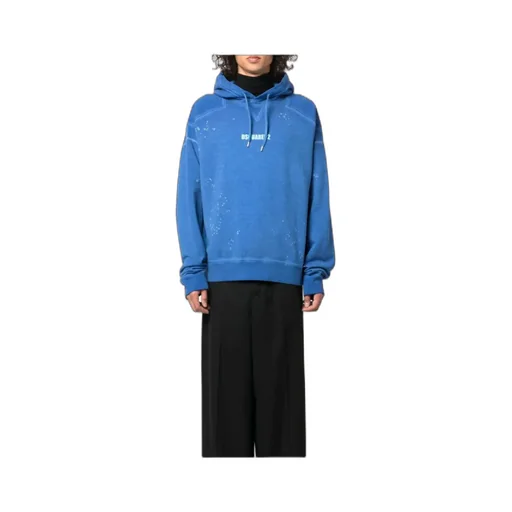 Logo Printed Long-Sleeved Hoodie