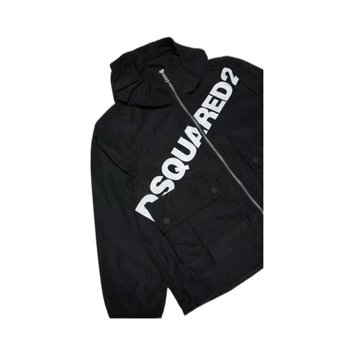 Logo-Print Hooded Windbreaker