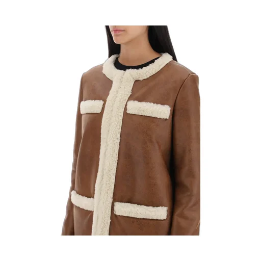 Straight Hem Long-Sleeved Coat