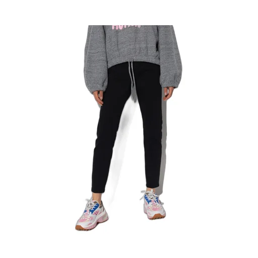 Logo Patch Tapered Leg Jeans