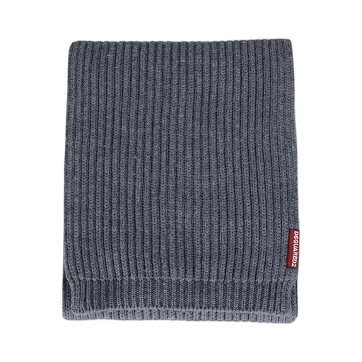 Logo Patch Scarf-Beanie Set