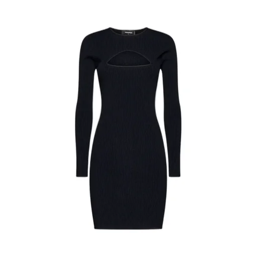 Cut-Out Straight Hem Mini Dress