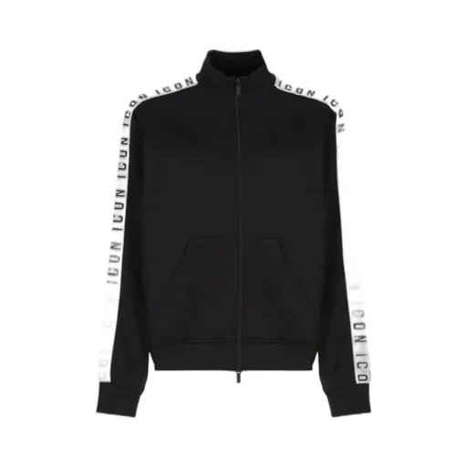 Logo Tape Zip-Up Jacket