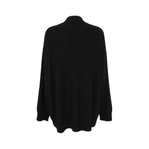 Logo Embroidered V-Neck Cardigan