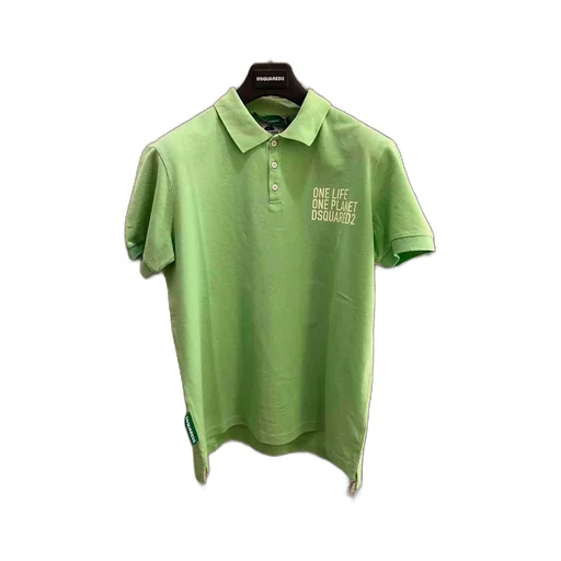 Logo Printed Short Sleeved Polo Shirt