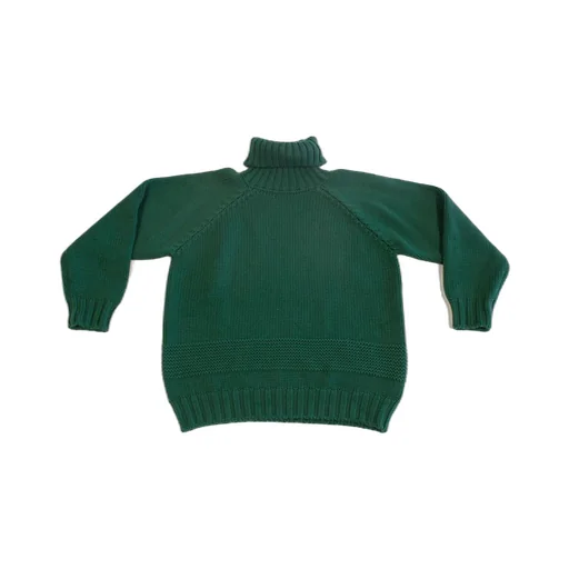 High-Necked Long-Sleeved Sweater
