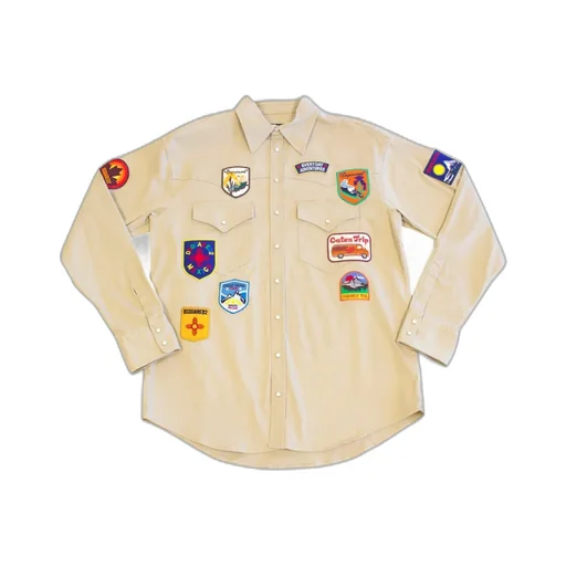 Long-Sleeved Shirt With Patches