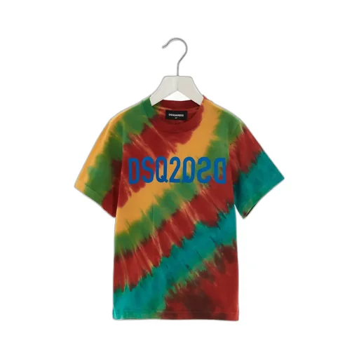 Logo-Print Tie-Dye T-Shirt