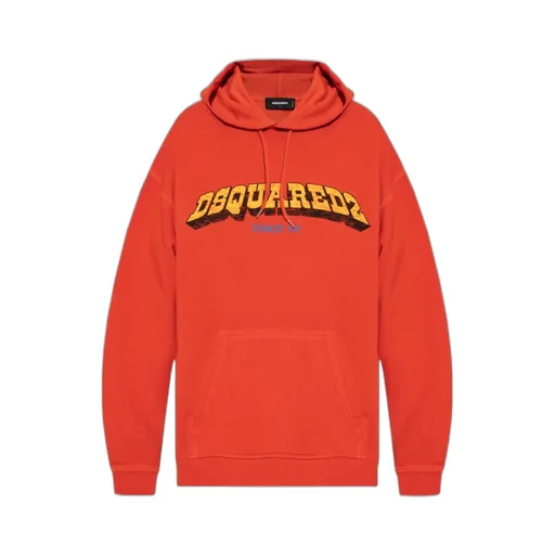 Logo Printed Drawstring Hoodie