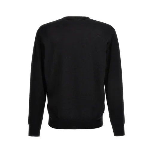 Logo-Intarsia Crewneck Jumper
