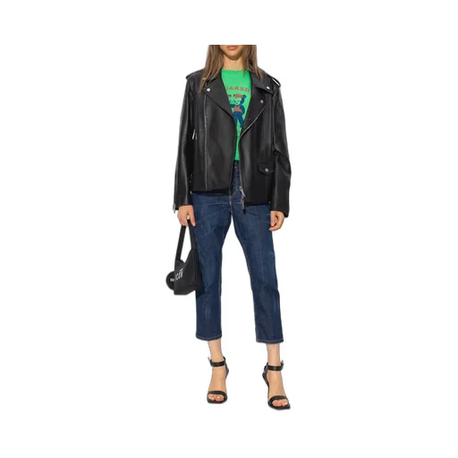 Straight-Leg Cropped Distressed Jeans