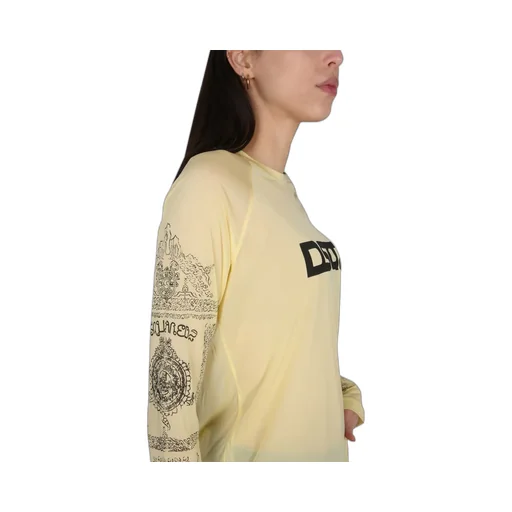 Logo-Printed Long-Sleeved Crewneck Top