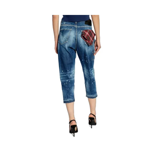 Distressed Cropped Jeans