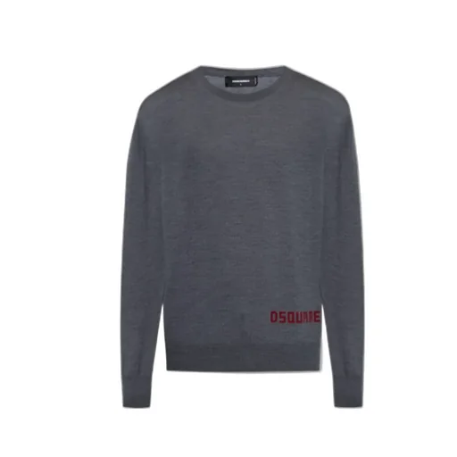 Logo Embossed Knit Jumper