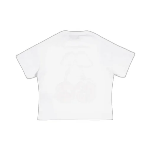 Cherry Logo Printed Crewneck T-Shirt