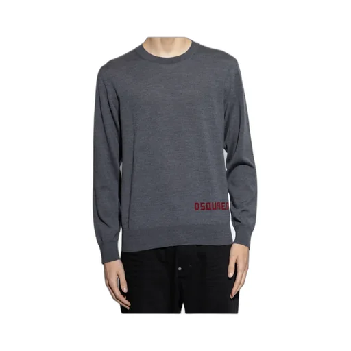 Logo Embossed Knit Jumper