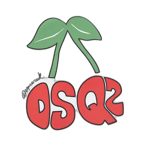 Cherry Logo Printed Crewneck T-Shirt