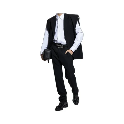 Logo Plaque Tapered Trousers