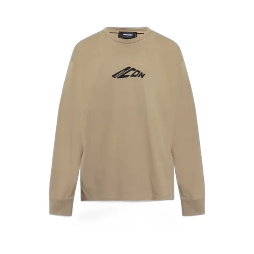 Logo Printed Long-Sleeved T-Shirt