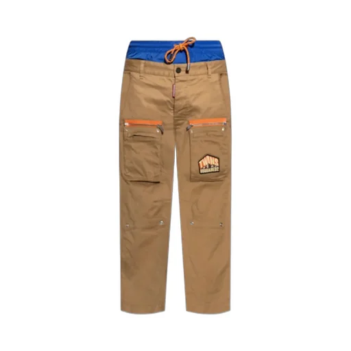 Logo Patch Cargo Jeans