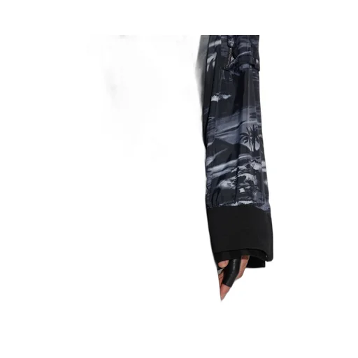 Graphic-Print Bomber Jacket