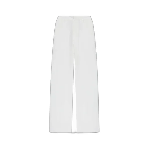 Logo Plaque Wide-Leg Trousers
