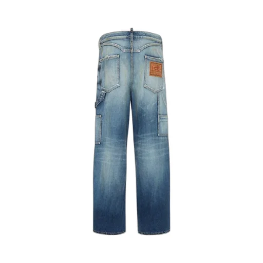 Logo Patch Loose Jeans
