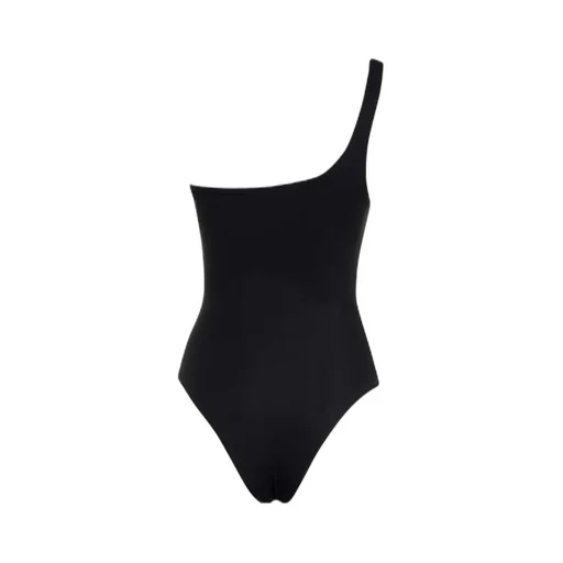 One-Piece Swimsuit With Single Shoulder Strap