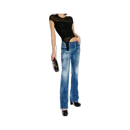 Distressed Flared Jeans