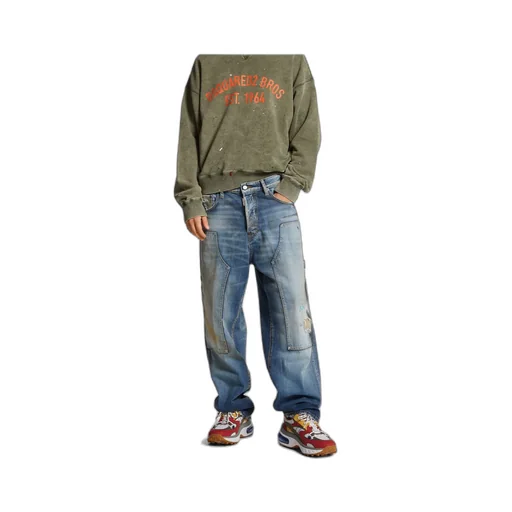 Logo Patch Loose Jeans