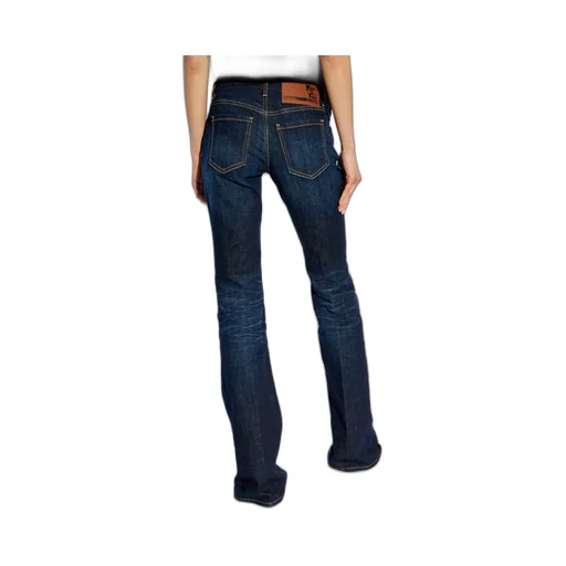 Mid-Waisted Flared Jeans