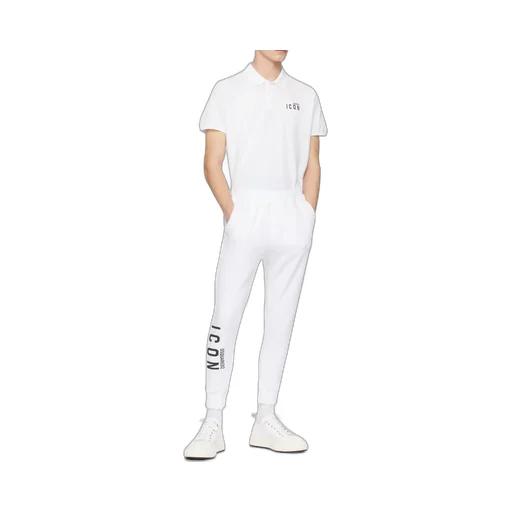 Icon Logo-Printed Tapered Leg Track Pants