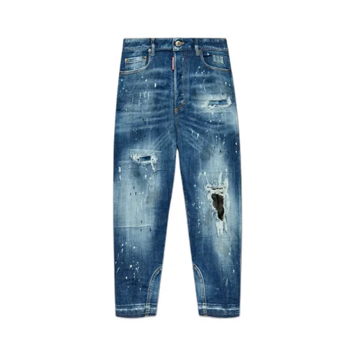 Distressed Cropped Jeans