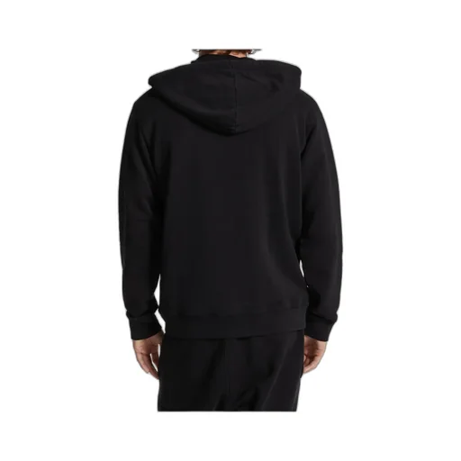 Logo-Printed Zip-Up Drawstring Hoodie