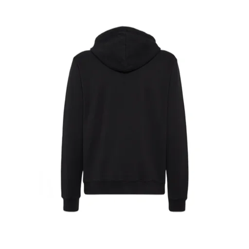 Logo-Printed Zip-Up Drawstring Hoodie