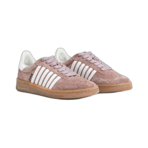 Striped Low-Top Sneakers