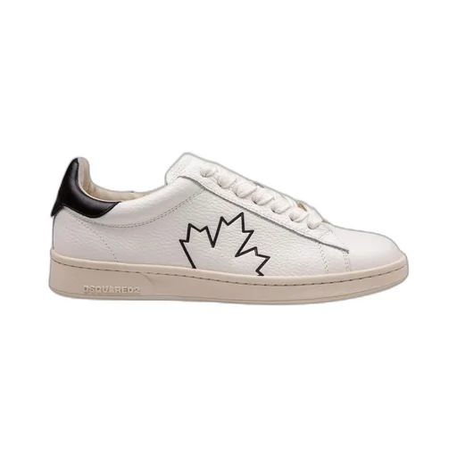 Leaf Printed Low-Top Sneakers