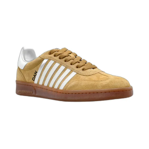 Striped Low-Top Sneakers